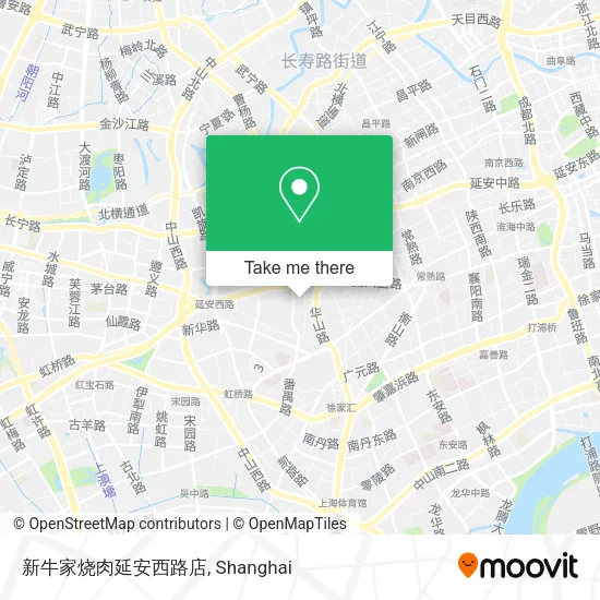 新牛家烧肉延安西路店 map