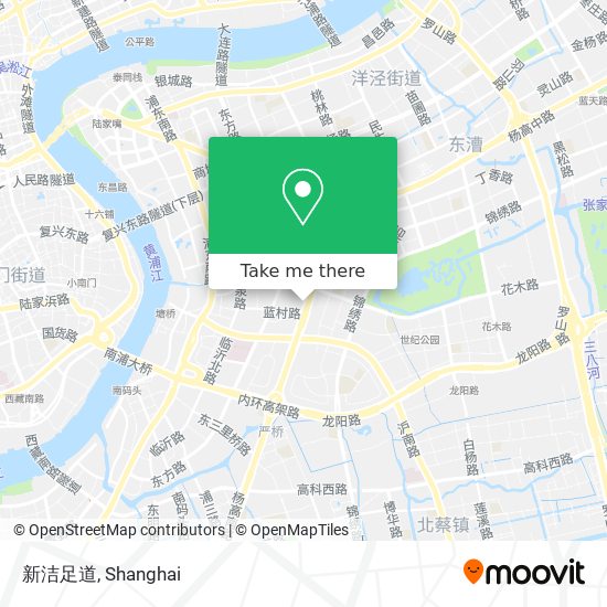 新洁足道 map