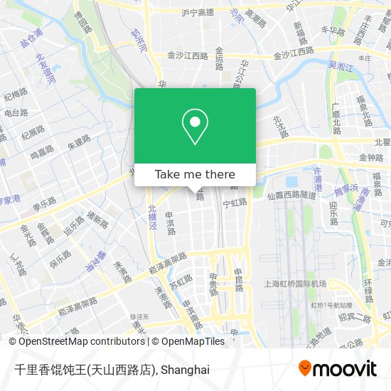 千里香馄饨王(天山西路店) map