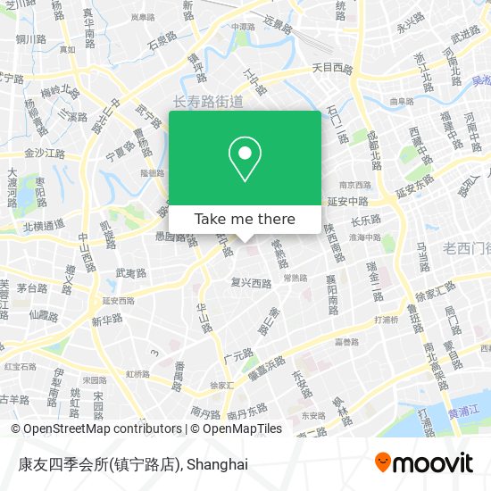 康友四季会所(镇宁路店) map