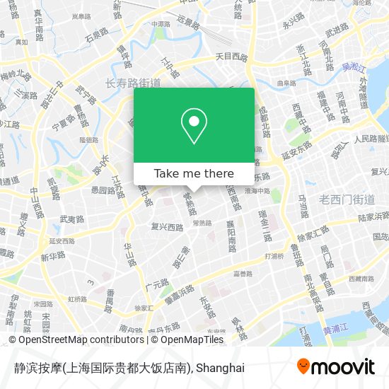 静滨按摩(上海国际贵都大饭店南) map