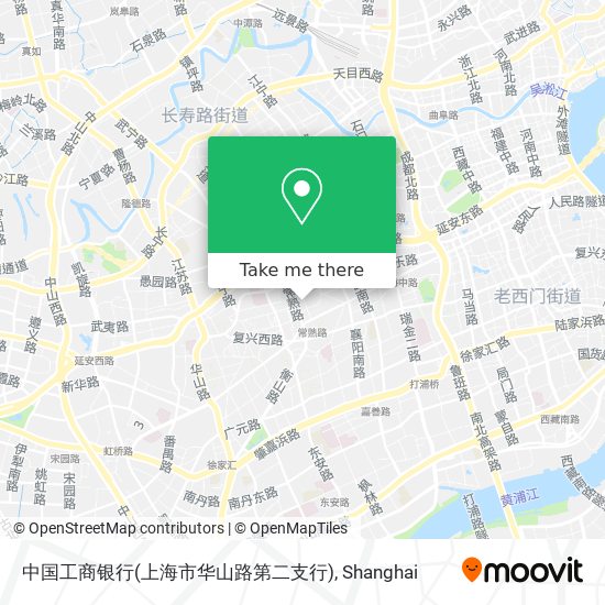 中国工商银行(上海市华山路第二支行) map