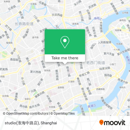 studio(淮海中路店) map