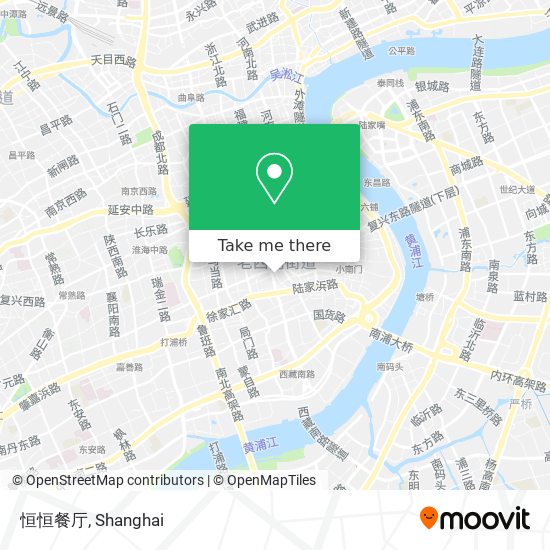 恒恒餐厅 map