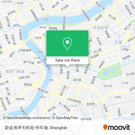 蔚蓝海岸天科苑-停车场 map