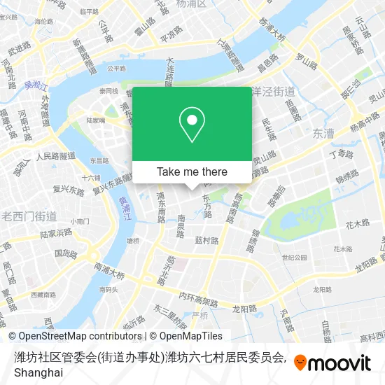 潍坊社区管委会(街道办事处)潍坊六七村居民委员会 map