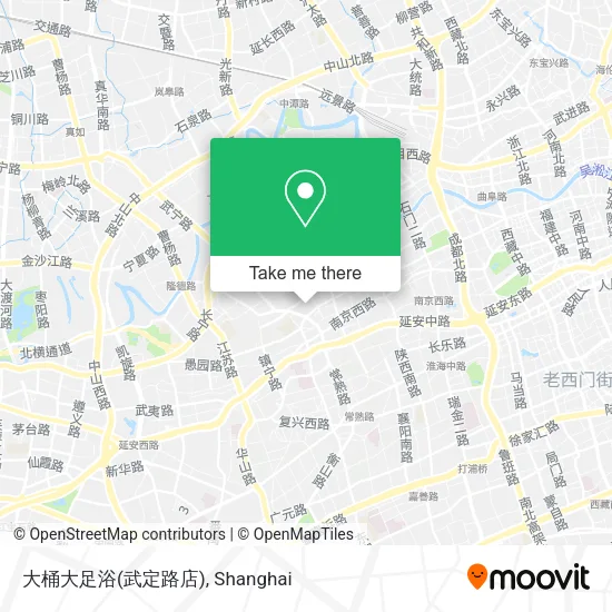 大桶大足浴(武定路店) map