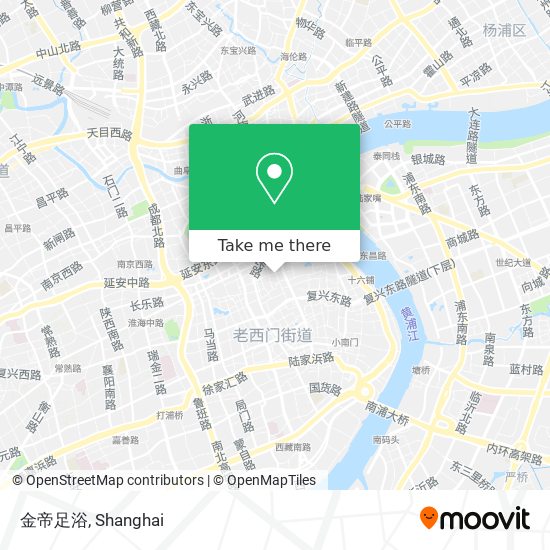 金帝足浴 map