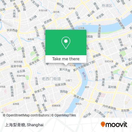 上海梨膏糖 map