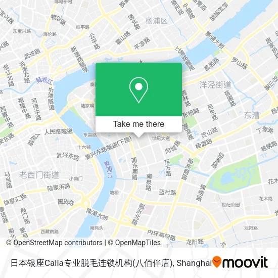 日本银座Calla专业脱毛连锁机构(八佰伴店) map