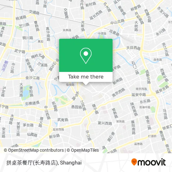 拼桌茶餐厅(长寿路店) map