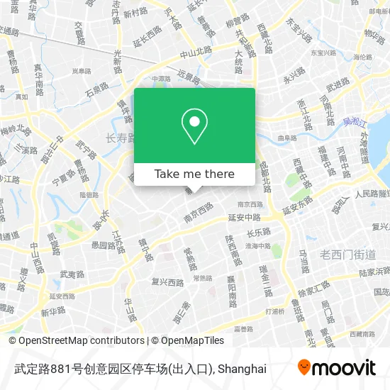 武定路881号创意园区停车场(出入口) map