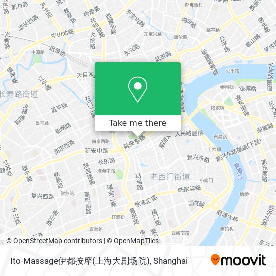 Ito-Massage伊都按摩(上海大剧场院) map