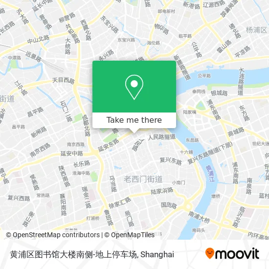 黄浦区图书馆大楼南侧-地上停车场 map