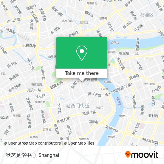 秋茗足浴中心 map