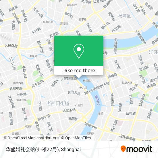 华盛婚礼会馆(外滩22号) map
