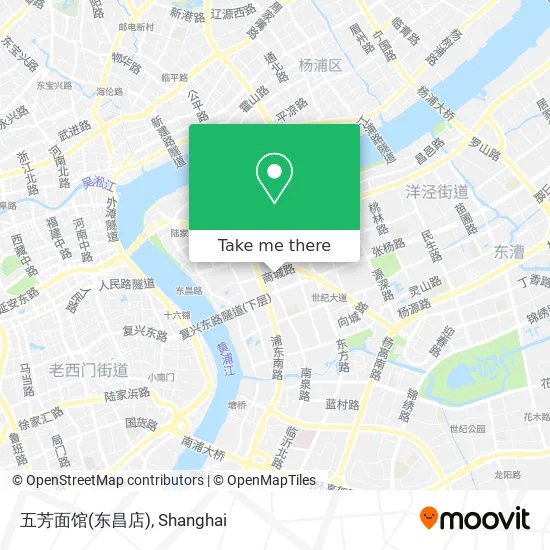 五芳面馆(东昌店) map