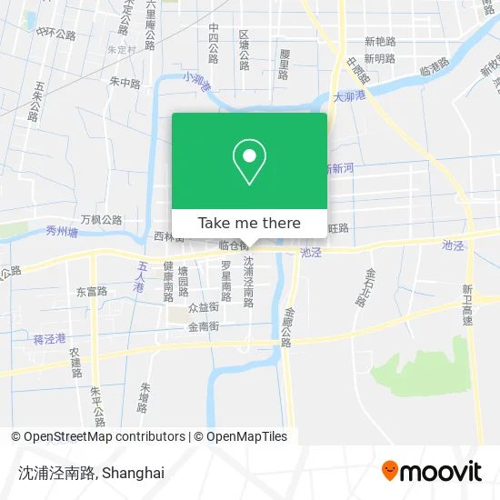 沈浦泾南路 map