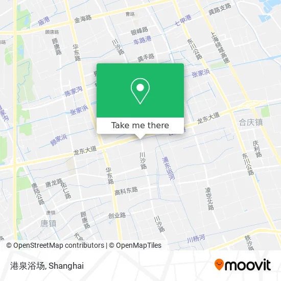 港泉浴场 map