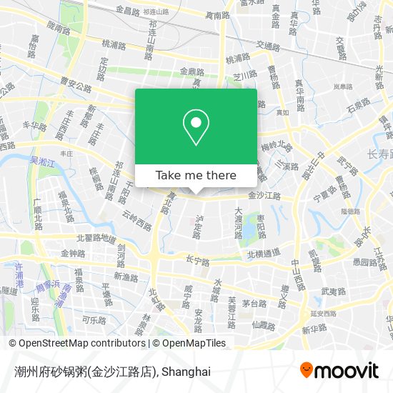 潮州府砂锅粥(金沙江路店) map