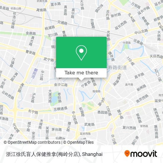 浙江徐氏盲人保健推拿(梅岭分店) map