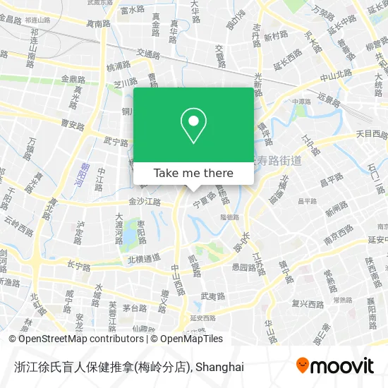 浙江徐氏盲人保健推拿(梅岭分店) map
