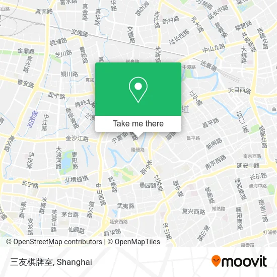 三友棋牌室 map