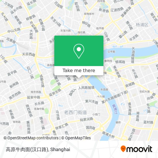 高原牛肉面(汉口路) map