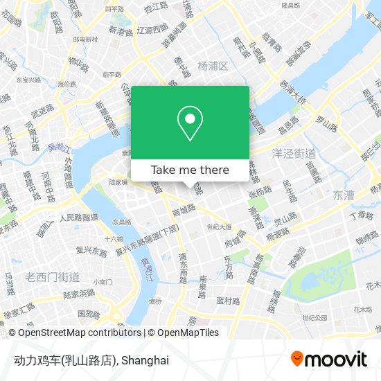 动力鸡车(乳山路店) map