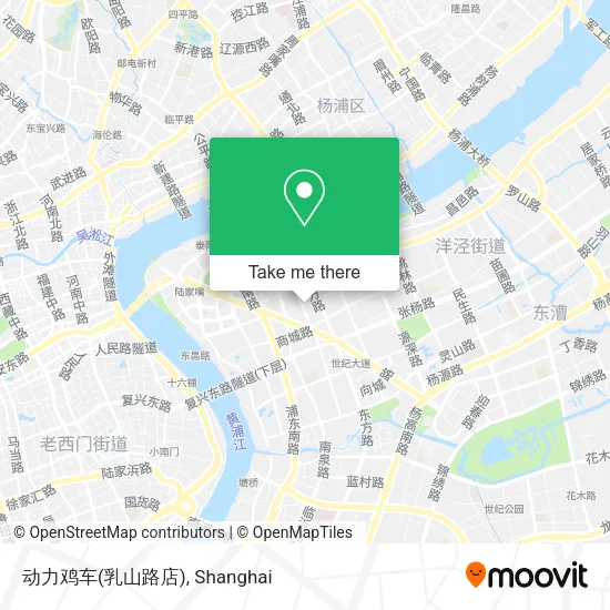 动力鸡车(乳山路店) map