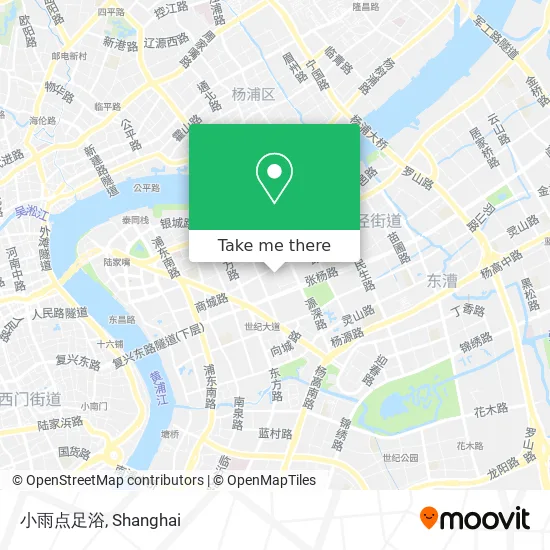 小雨点足浴 map