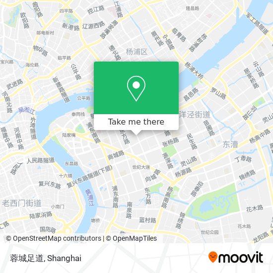 蓉城足道 map