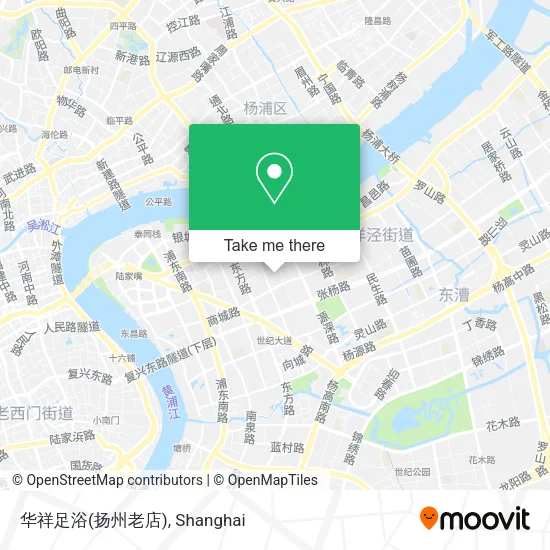 华祥足浴(扬州老店) map
