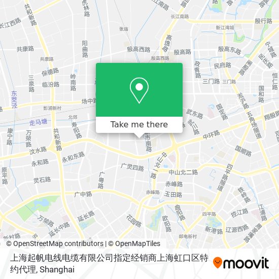 上海起帆电线电缆有限公司指定经销商上海虹口区特约代理 map