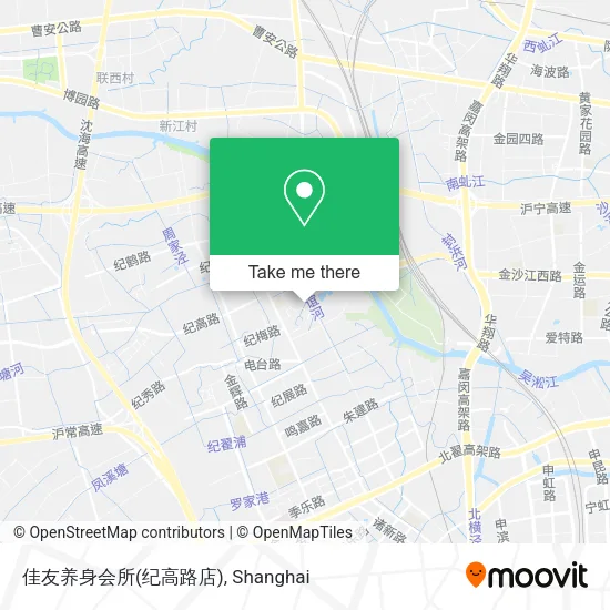 佳友养身会所(纪高路店) map