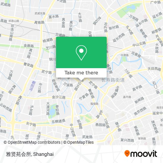 雅贤苑会所 map