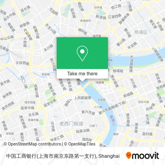 中国工商银行(上海市南京东路第一支行) map