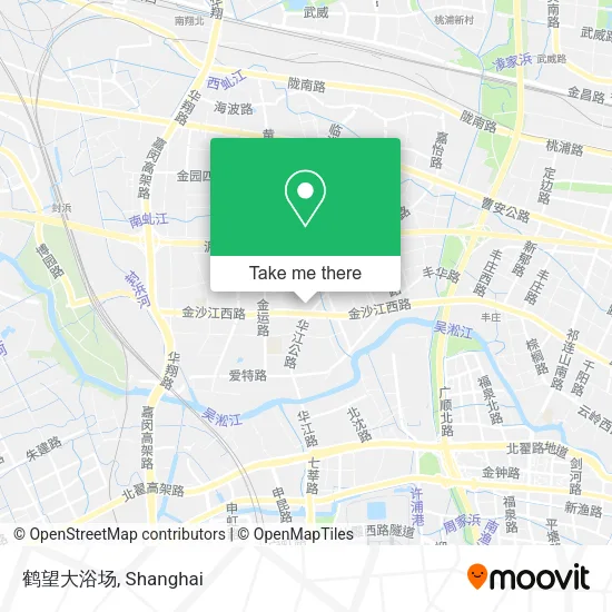 鹤望大浴场 map