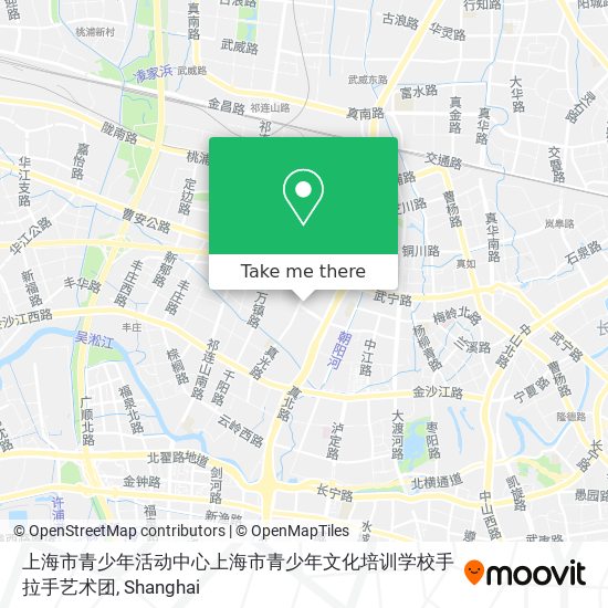 上海市青少年活动中心上海市青少年文化培训学校手拉手艺术团 map