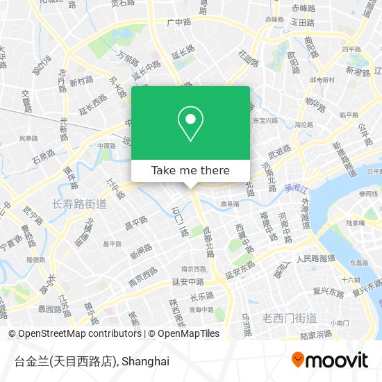 台金兰(天目西路店) map