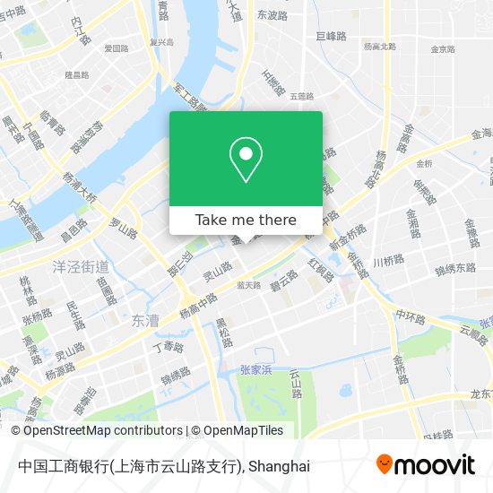 中国工商银行(上海市云山路支行) map