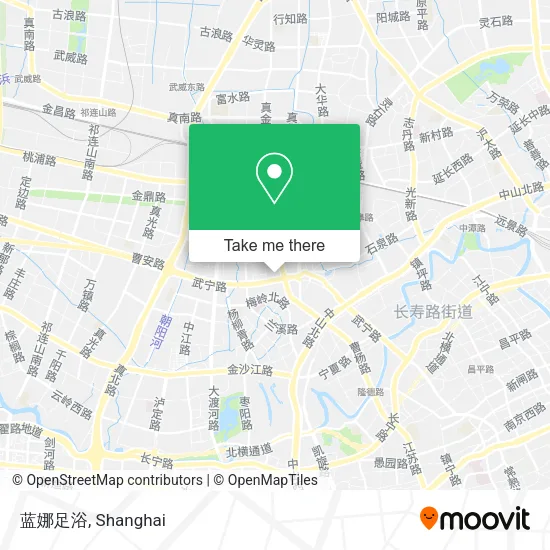 蓝娜足浴 map