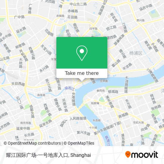 耀江国际广场-一号地库入口 map
