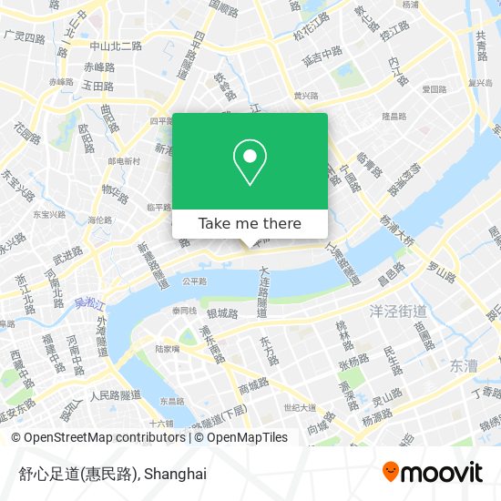 舒心足道(惠民路) map