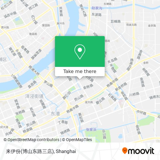 来伊份(博山东路三店) map