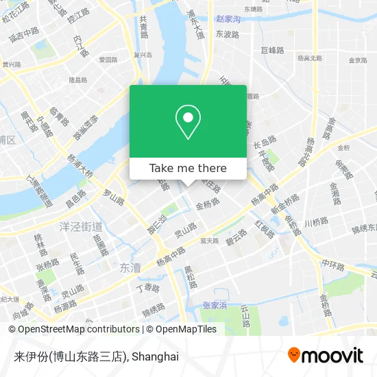 来伊份(博山东路三店) map