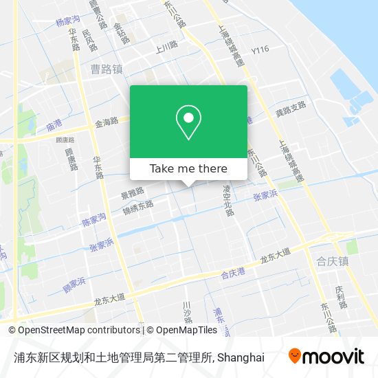 浦东新区规划和土地管理局第二管理所 map