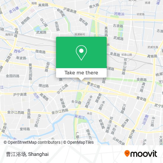曹江浴场 map