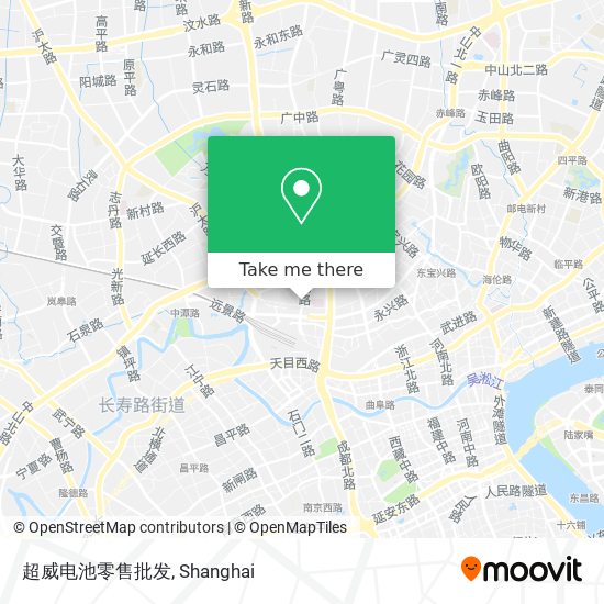 超威电池零售批发 map