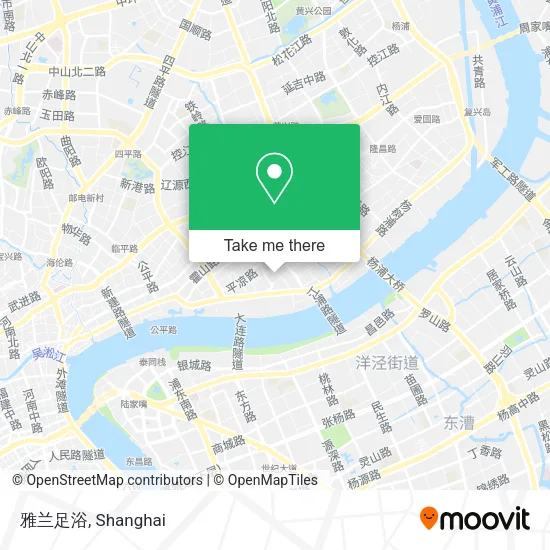 雅兰足浴 map